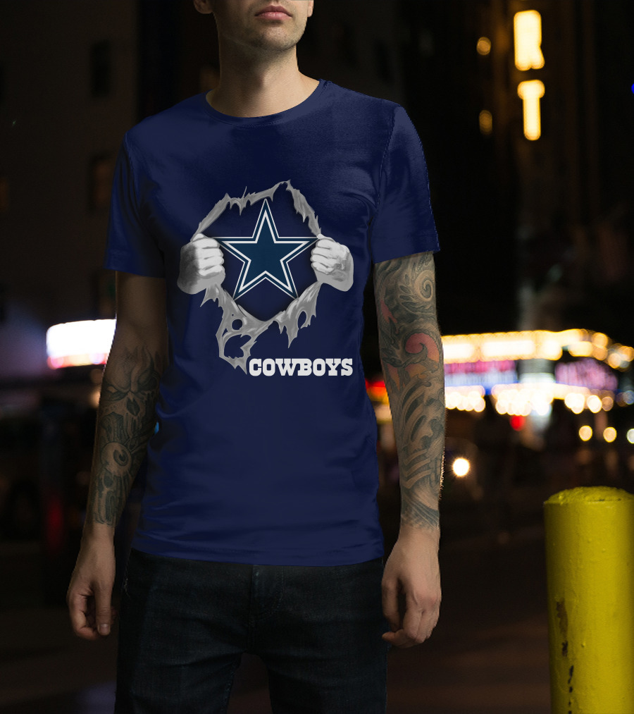 Cowboys 07 Star Logo Burst T-Shirt