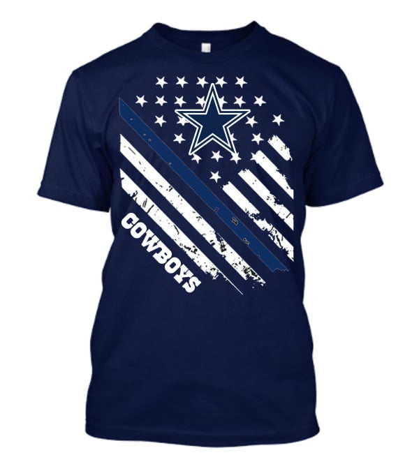 Cowboys Star And Stripes Vintage Americana T-Shirt