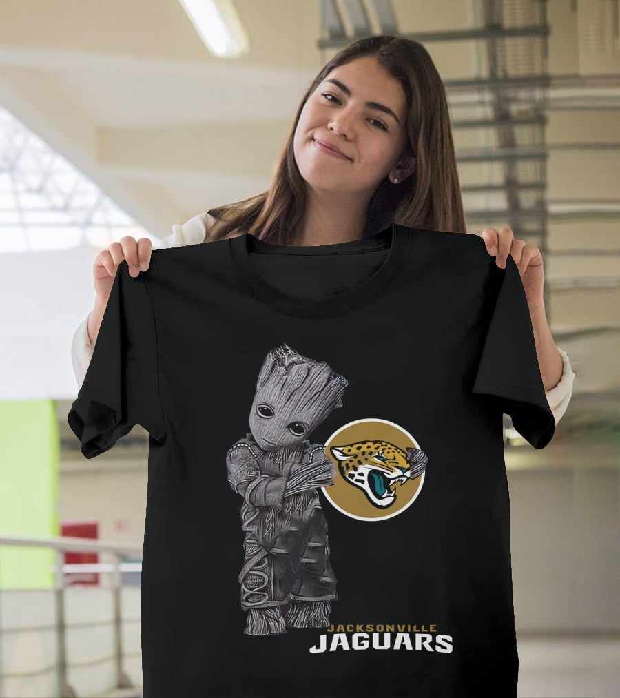 Jacksonville Jaguars Groot Collaboration T-Shirt