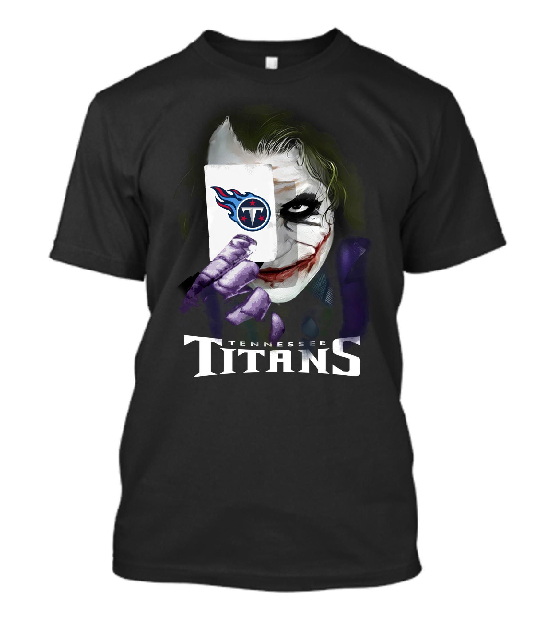 Tennessee Titans Joker Playing Card T-Shirt