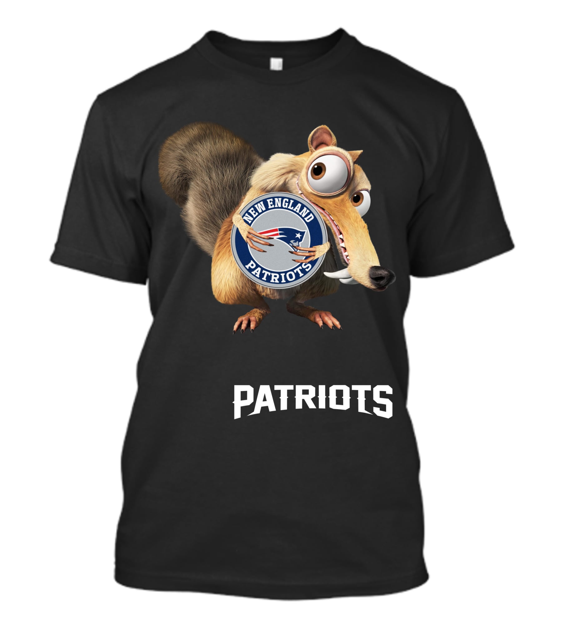 New England Patriots Scrat Fan Enthusiast T-Shirt