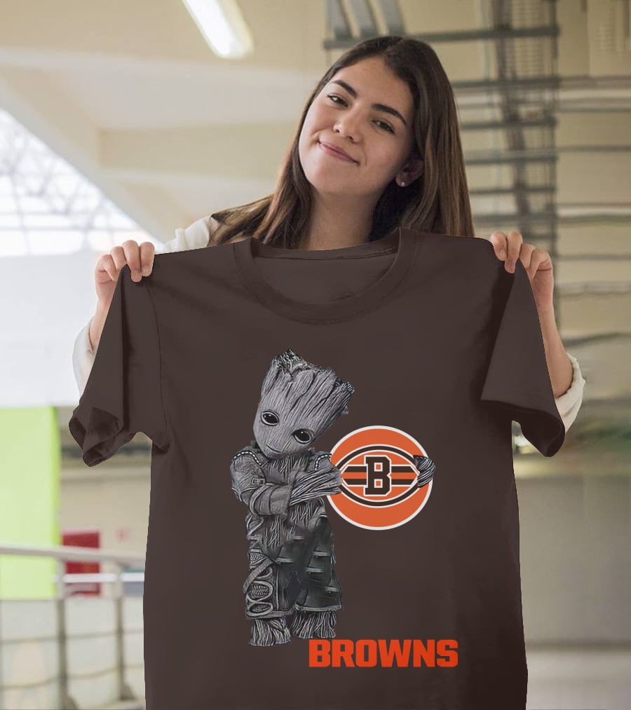 Browns Groot Meets Football Team Spirit T-Shirt