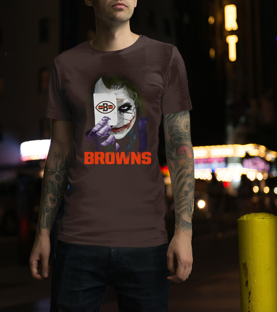 Browns Joker Card T-Shirt