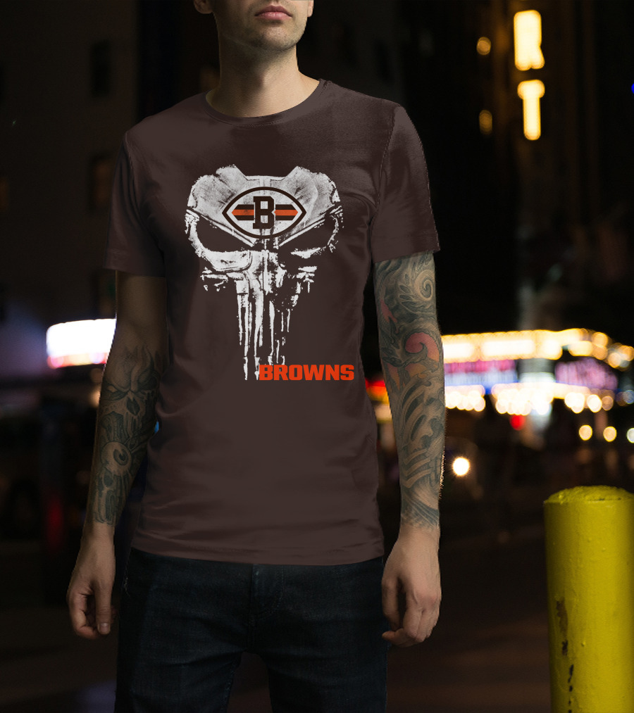 Browns Skull Logo B T-Shirt