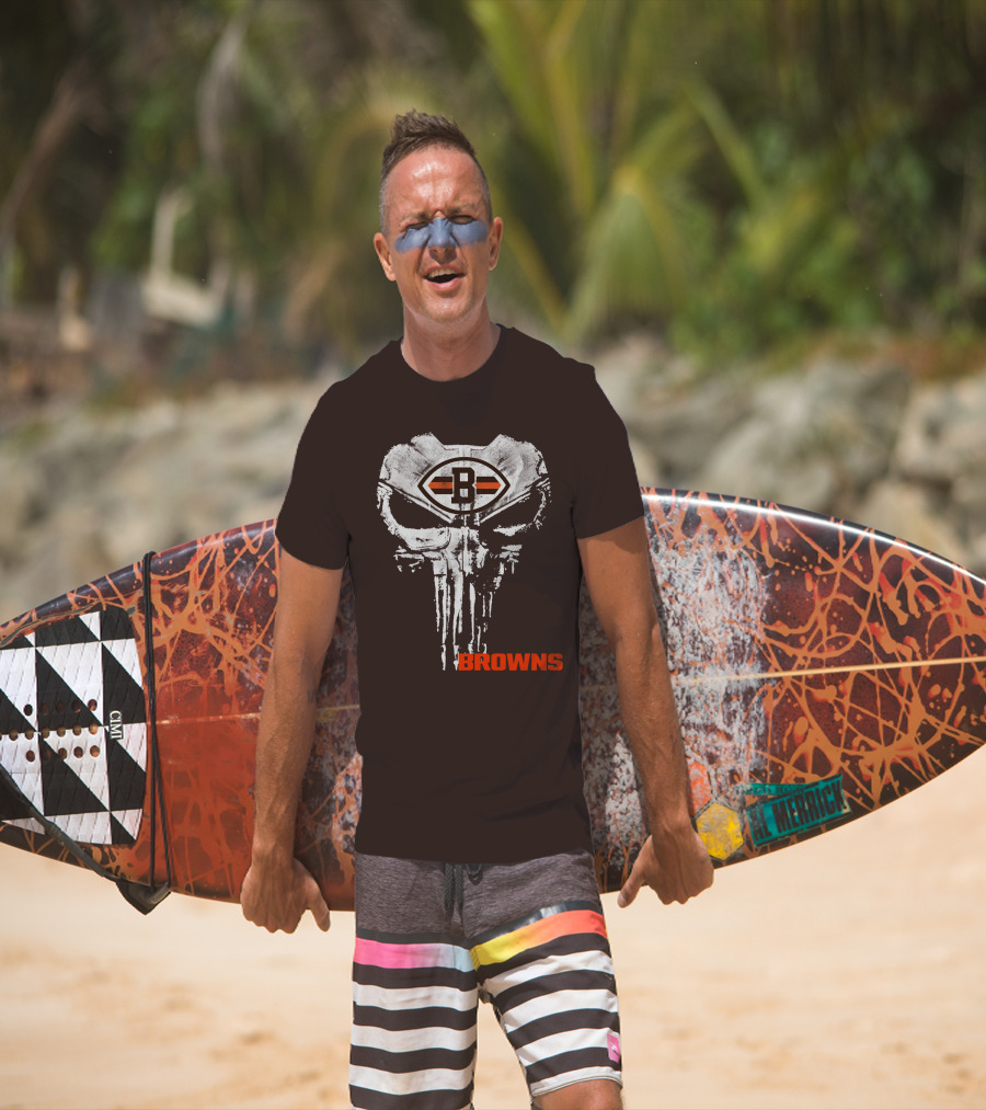 Browns Skull Logo B T-Shirt