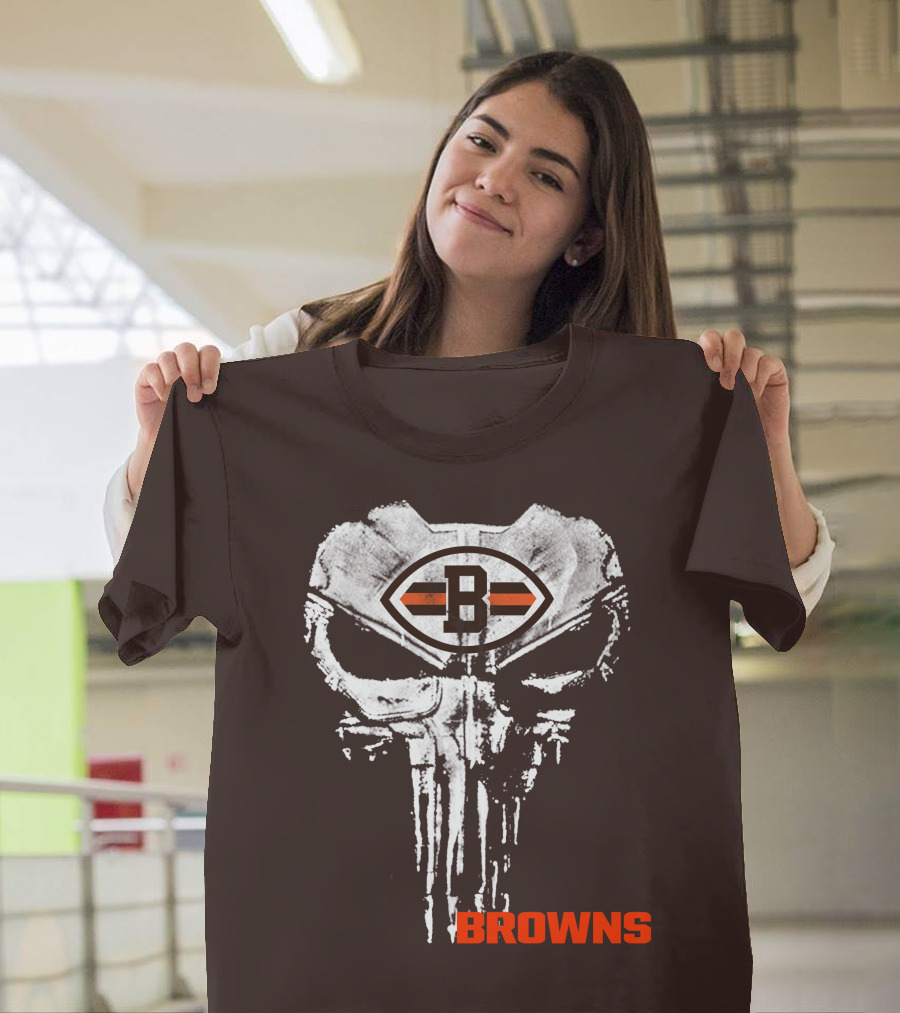 Browns Skull Logo B T-Shirt