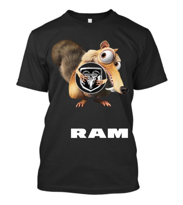 Scrat Ice Age Ram Logo T-Shirt