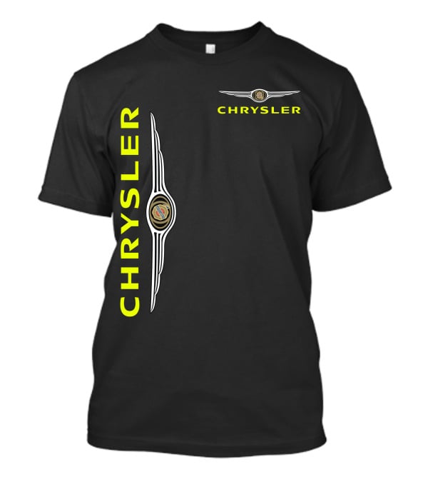 Chrysler Winged Emblem Vertical And Horizontal T-Shirt