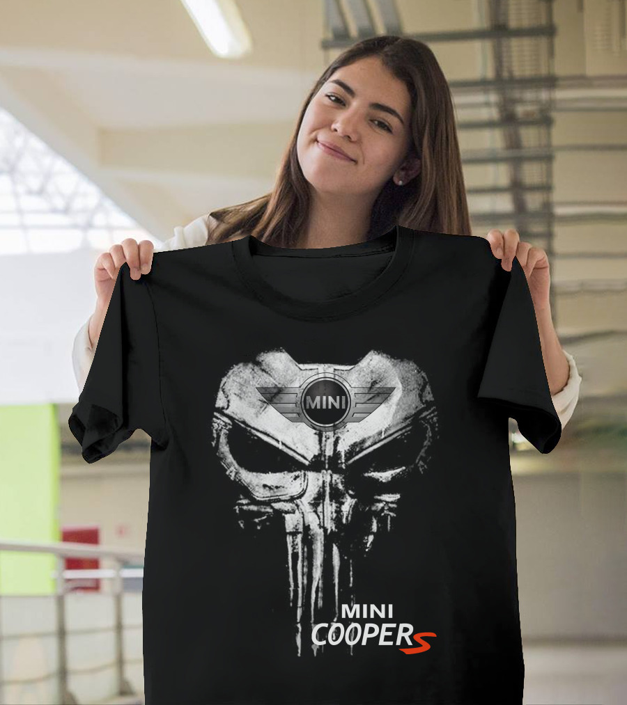 Mini Cooper S Punisher Skull T-Shirt