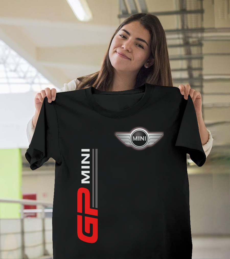 Mini Gp Wing Badge Red Vertical Line T-Shirt