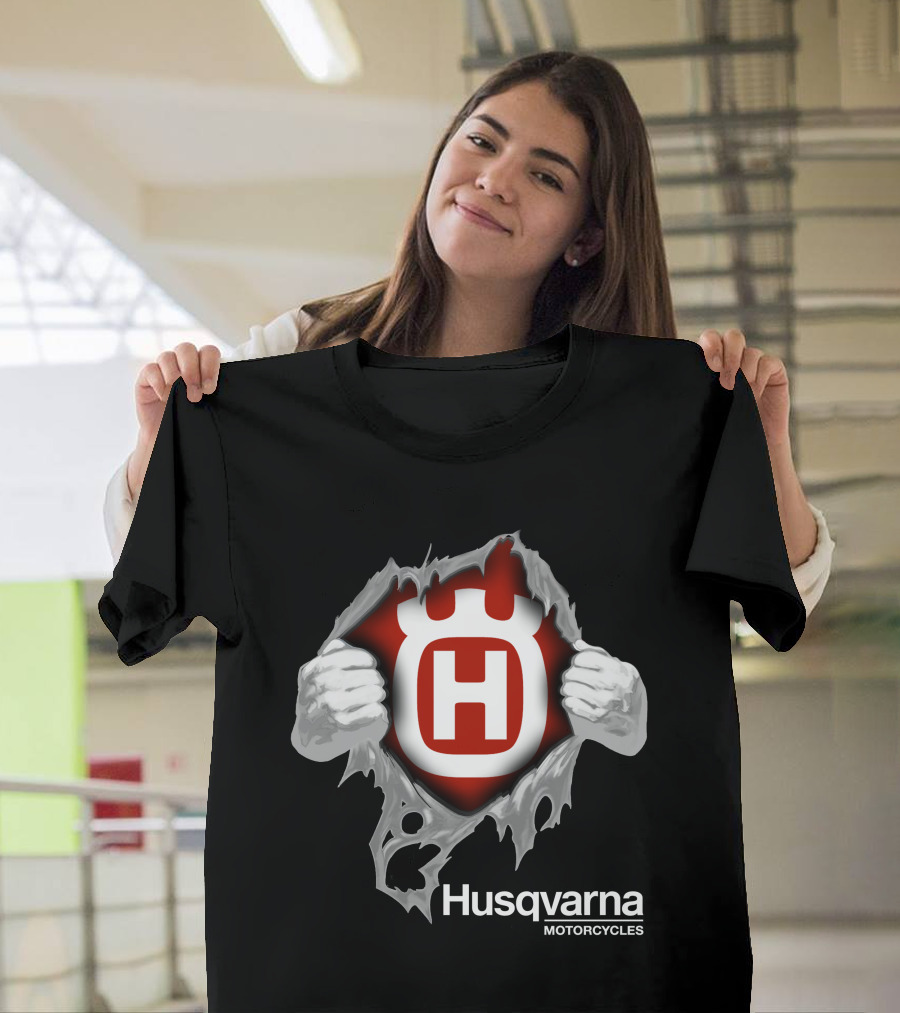 Husqvarna Motorcycles Iconic Emblem Unveiling T-Shirt