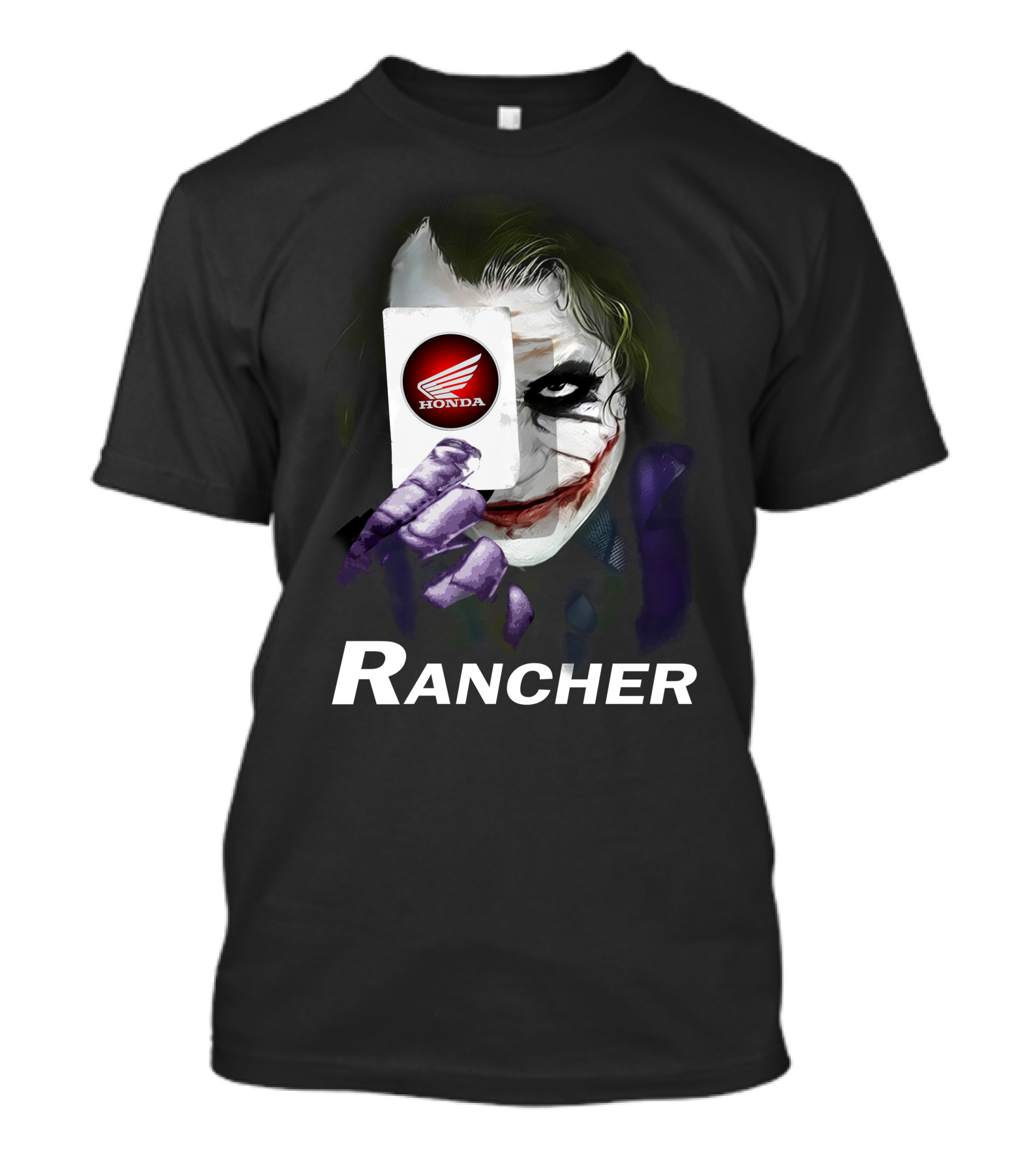 Rancher Honda Joker Playing Card T-Shirt