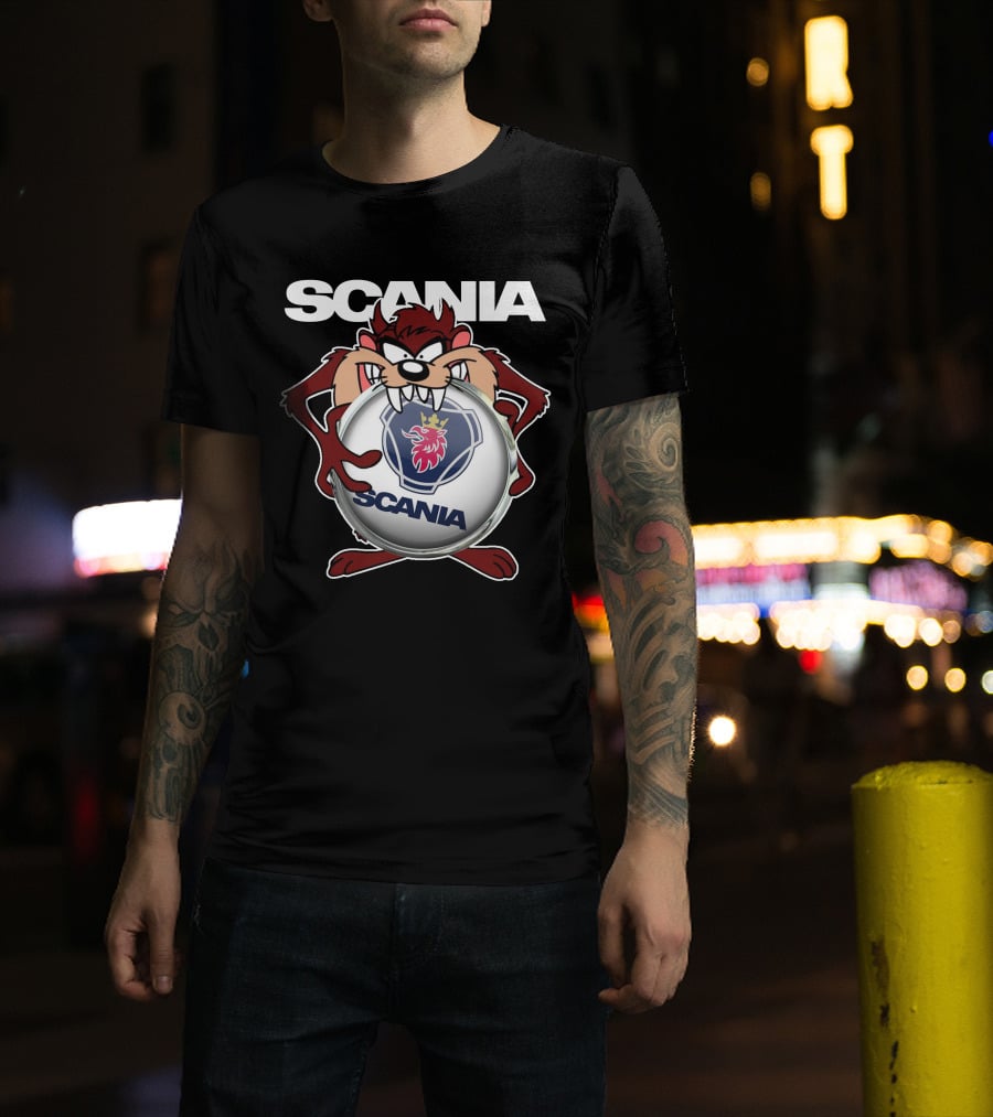 Scania Cartoon Character With Crown T-Shirt