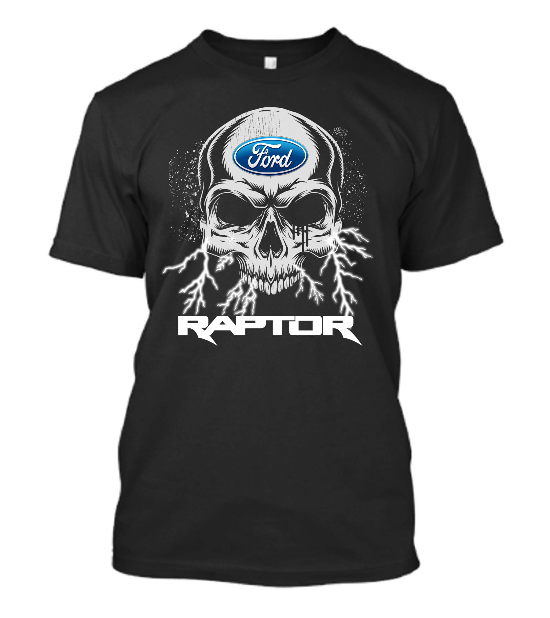 Ford Raptor Skull With Lightning T-Shirt