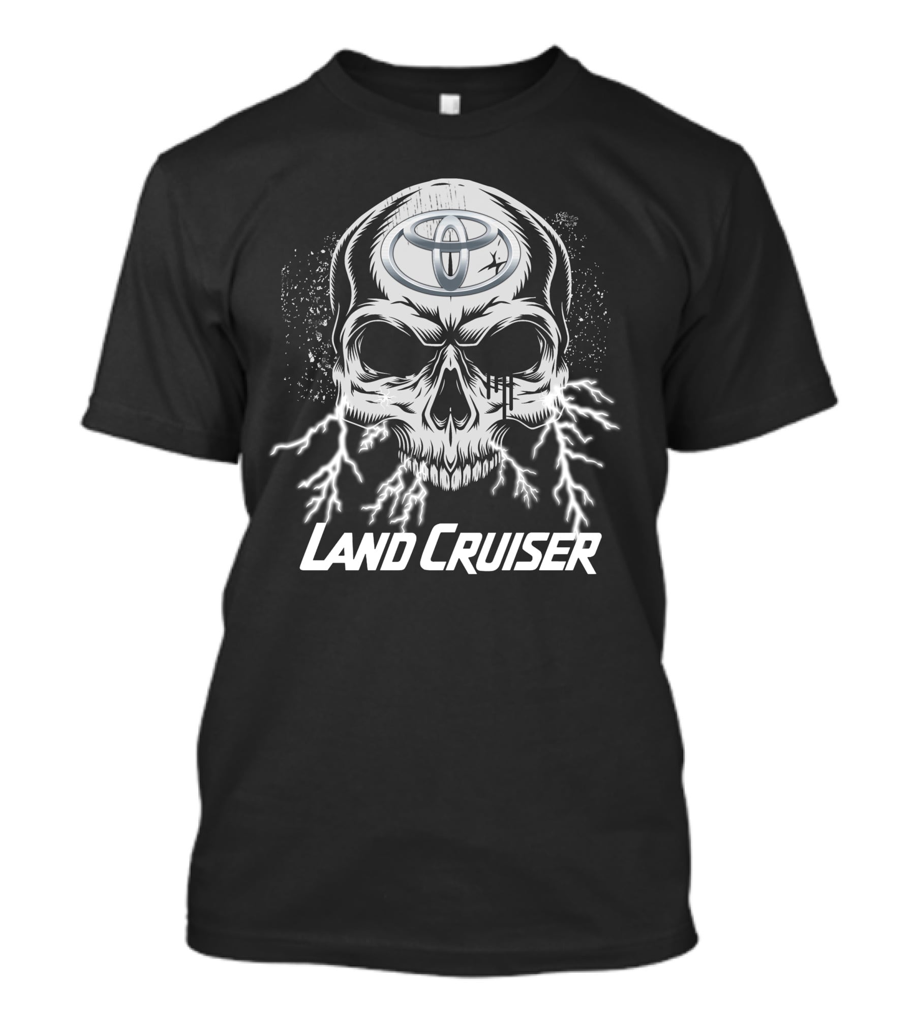 Toyota Land Cruiser Skull 23 Lightning T-Shirt