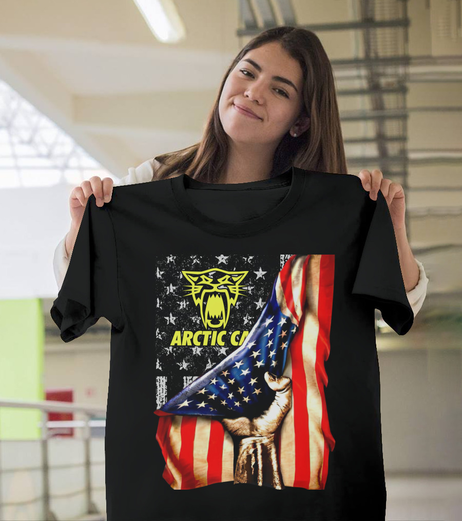 Arctic Cat American Flag Fist T-Shirt