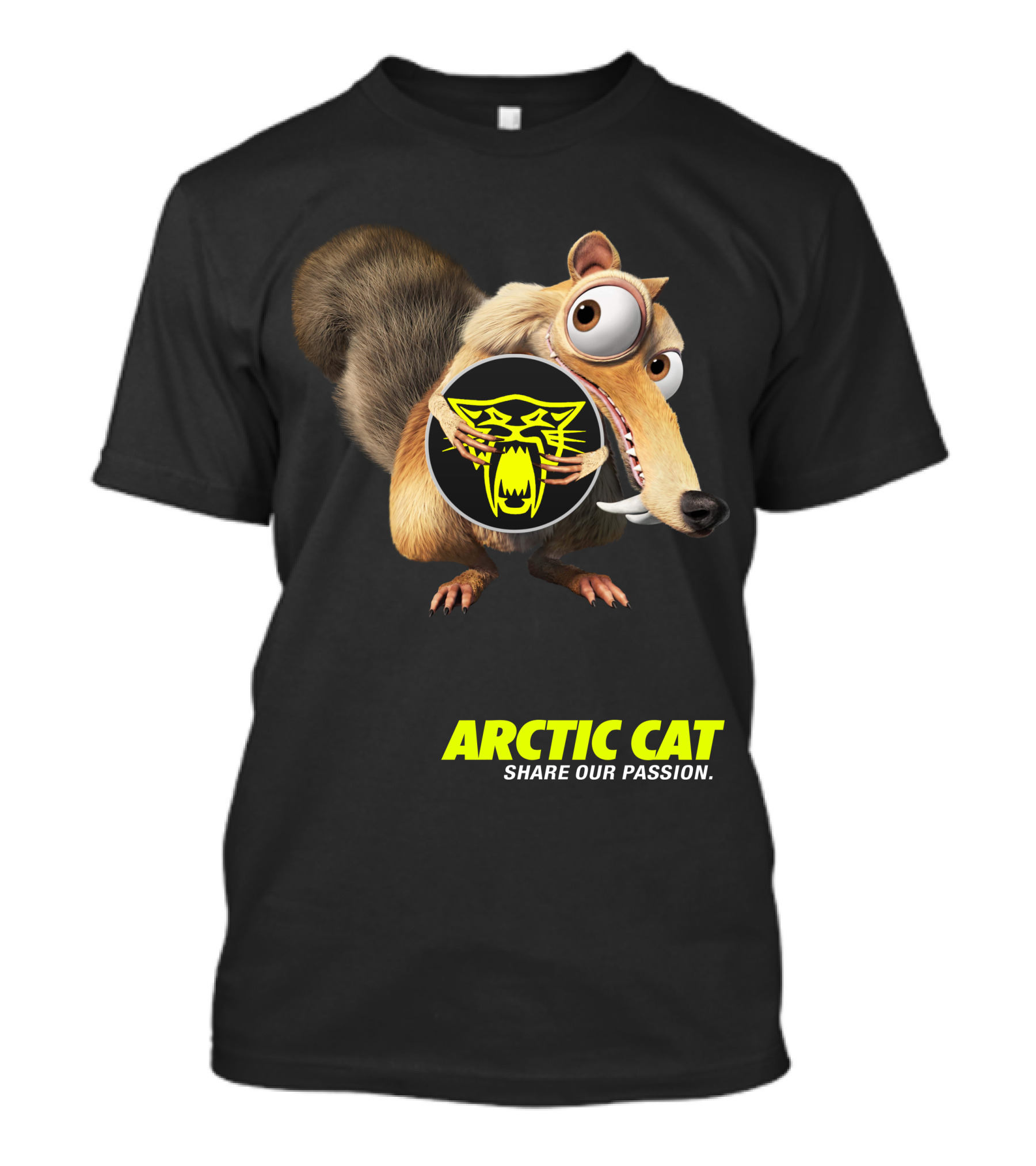 Arctic Cat Share Our Passion Ice Age Scrat T-Shirt