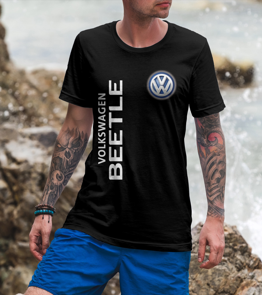 Volkswagen Beetle Vw Logo Classic Car T-Shirt