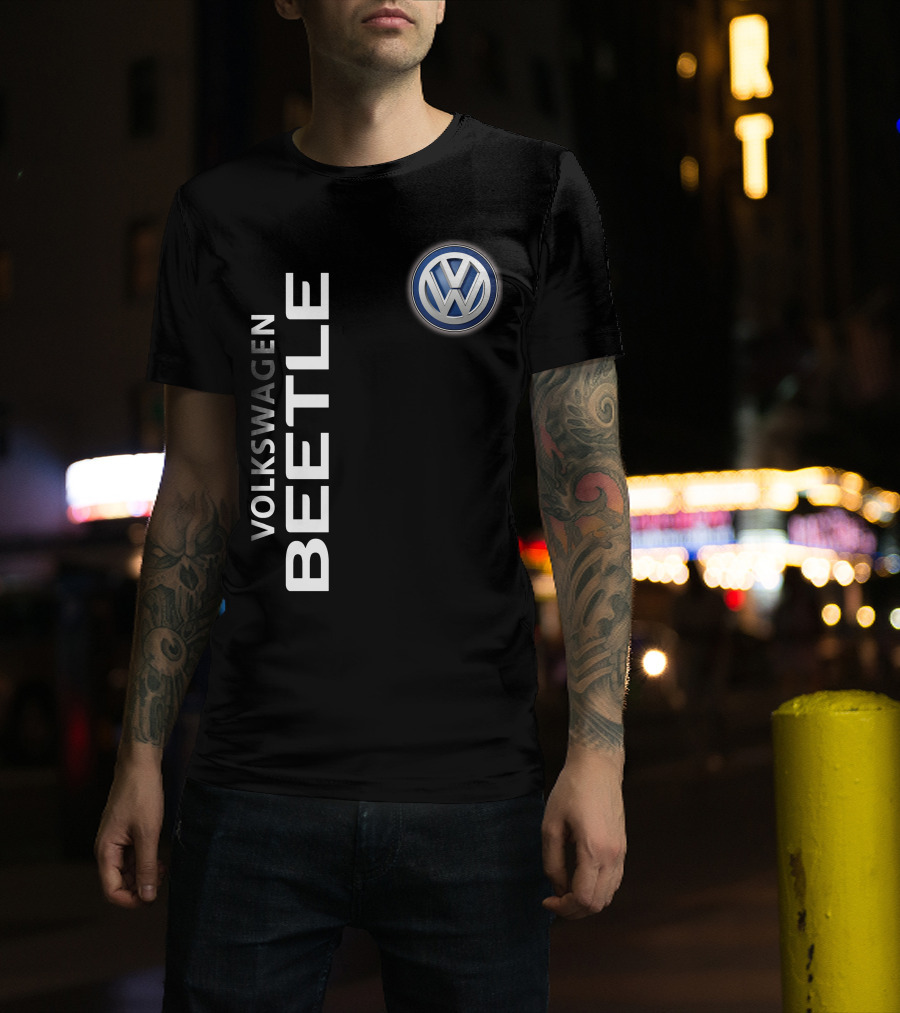 Volkswagen Beetle Vw Logo Classic Car T-Shirt
