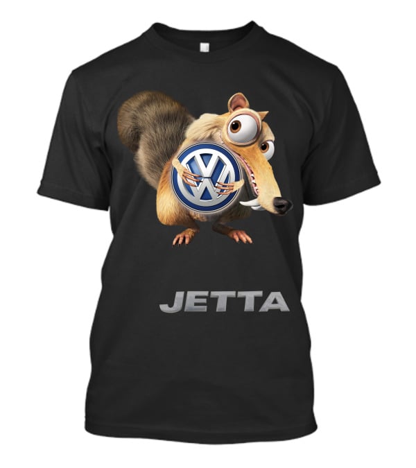 Jetta Volkswagen Ice Age Character Mashup T-Shirt