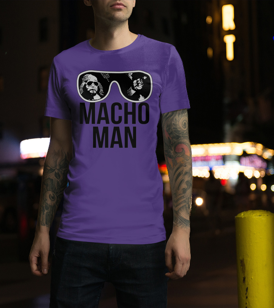 Macho Man Sunglasses T-Shirt