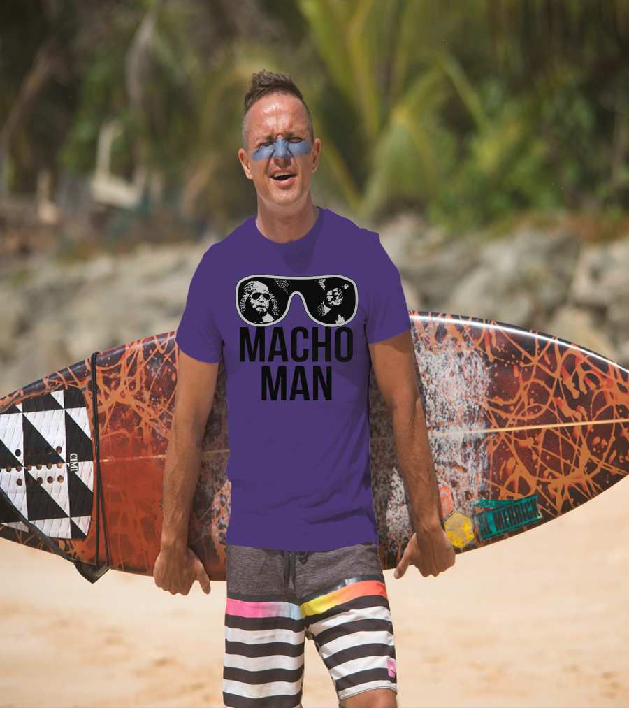 Macho Man Sunglasses T-Shirt