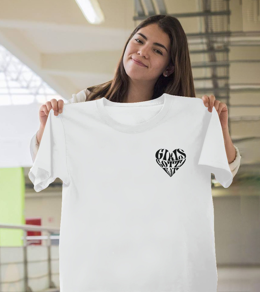 Girls Gotta Eat Heart Text GGE Merch T-Shirt