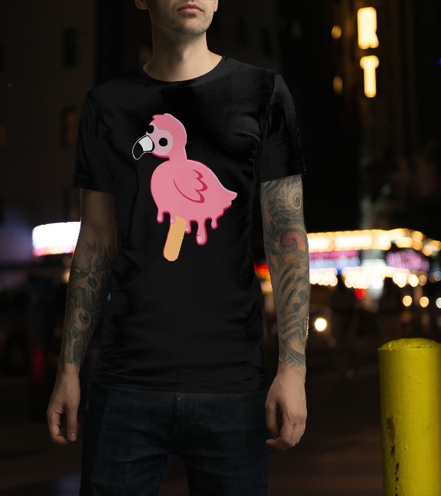 Flimflam Flamingo Popsicle Merch T-Shirt