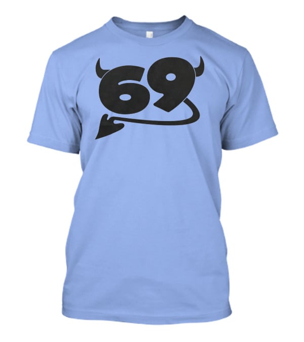 69 Devil Tail Horns King Princess Merch T-Shirt