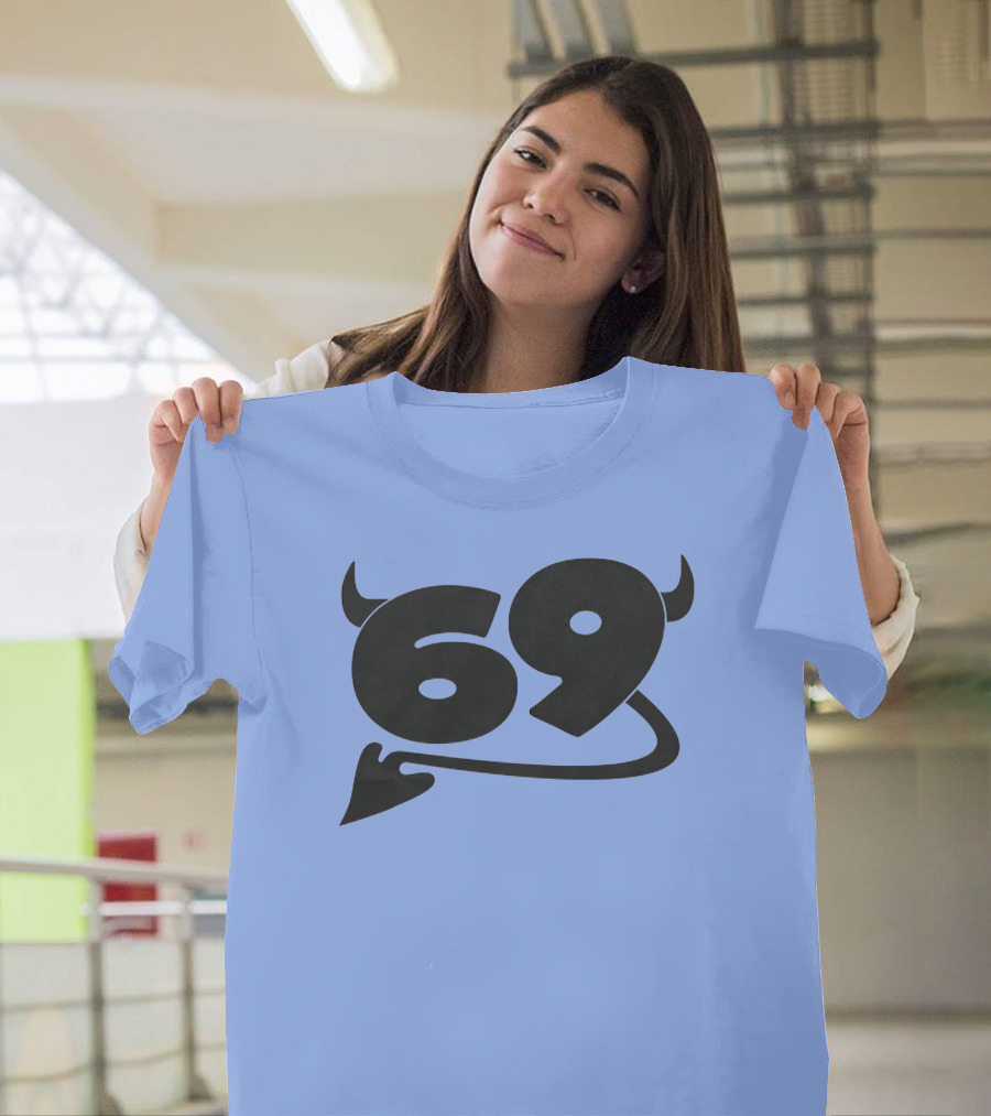 69 Devil Tail Horns King Princess Merch T-Shirt