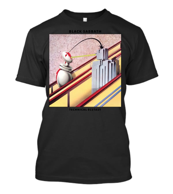 Black Sabbath Technical Ecstasy Album Cover T-Shirt