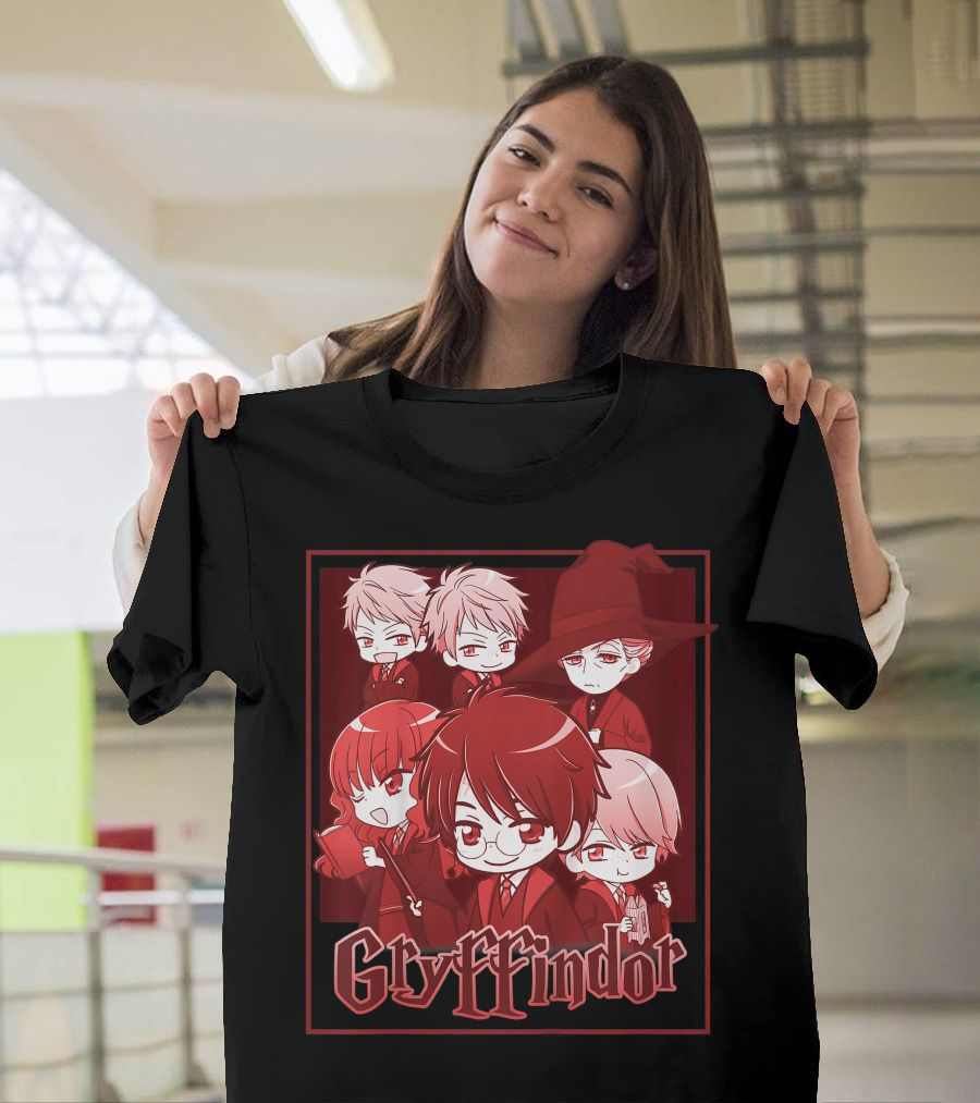 Gryffindor Only Today Anime Characters T-Shirt