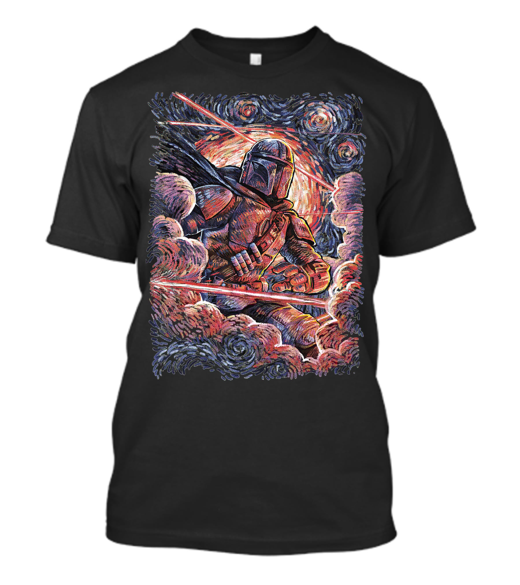 Only Today Galaxy Warrior In Starry Cosmic Battle Scene T-Shirt
