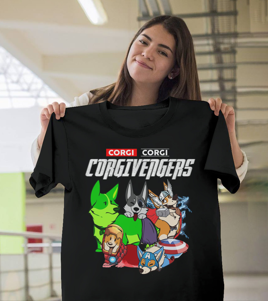 Corgi Corgi Corgivengers Dc1 T-Shirt