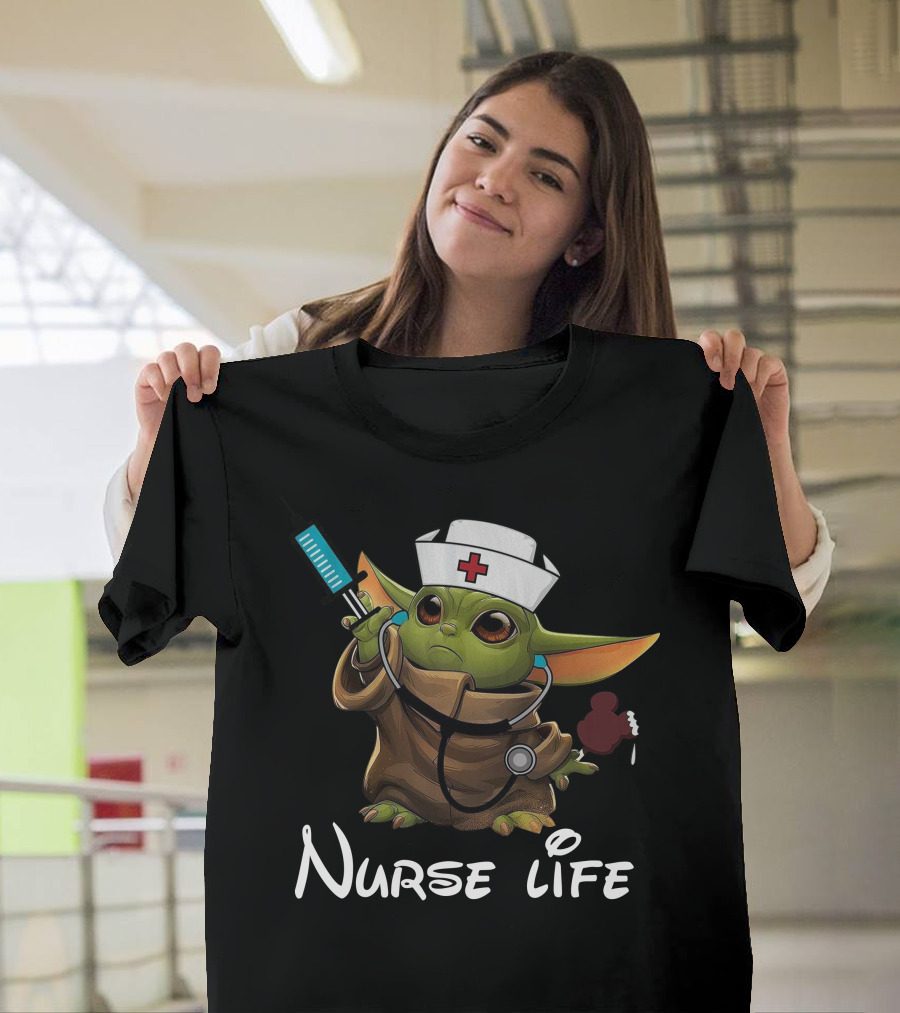 Nurse Life Baby Alien Syringe T-Shirt
