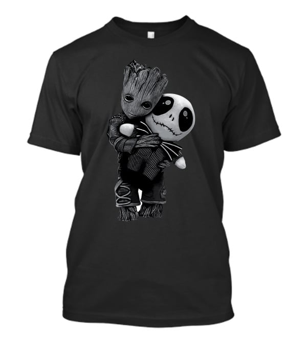 Groot And Jack Skellington Only Today T-Shirt