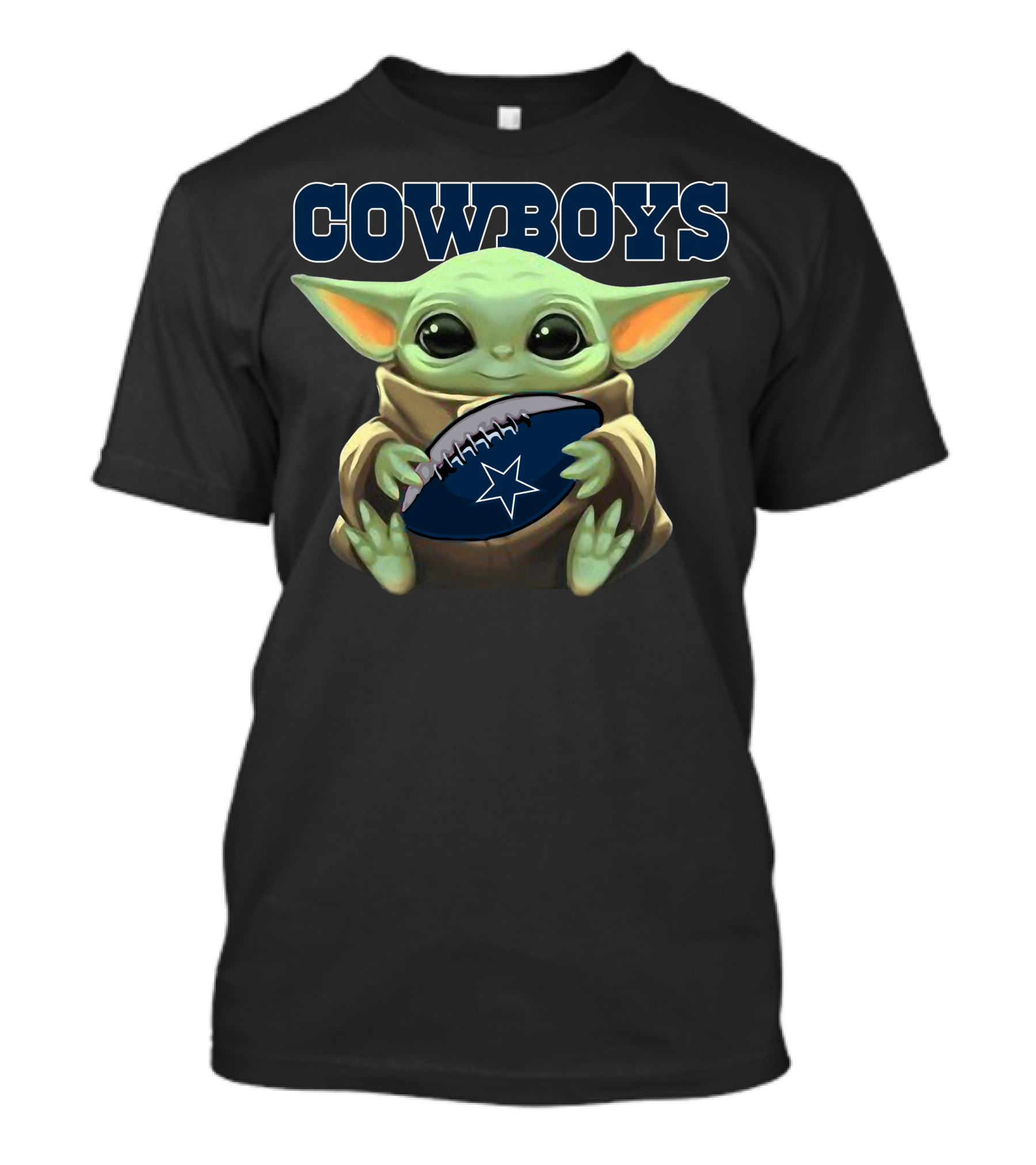 Cowboys 16 Yoda Star Wars Football T-Shirt