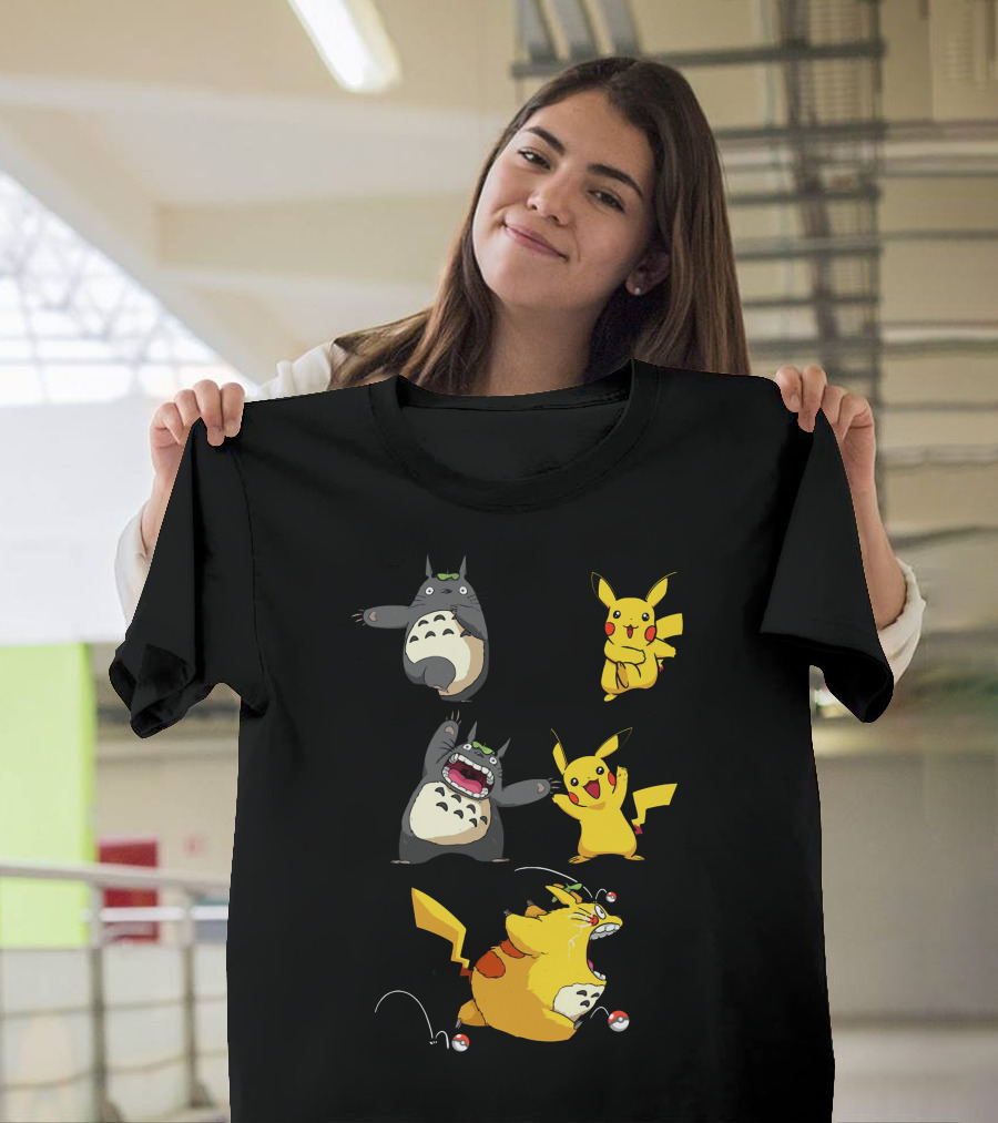 Pikachu Totoro Mashup T-Shirt