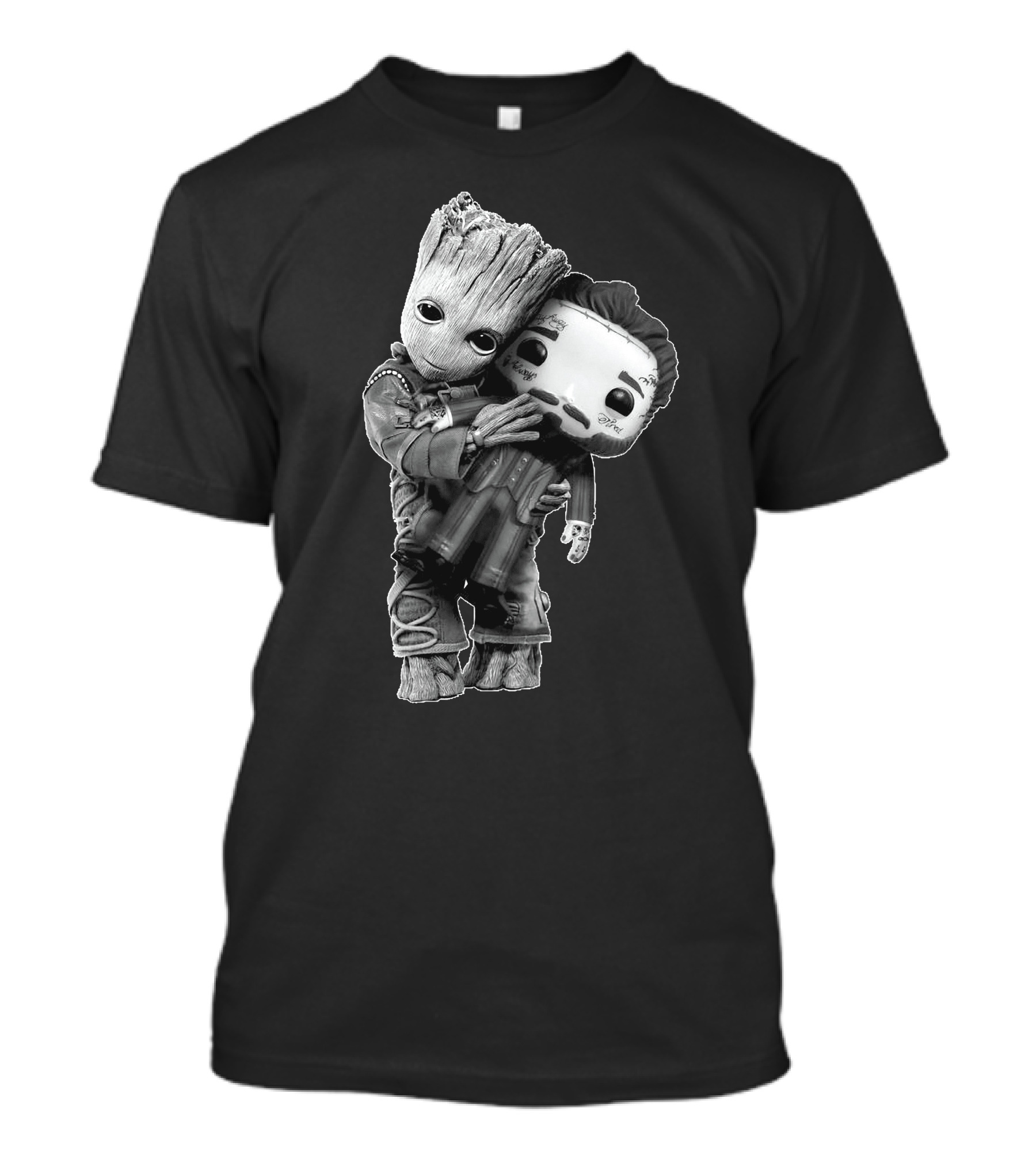 Baby Groot Hugging Funko Pop Doll T-Shirt