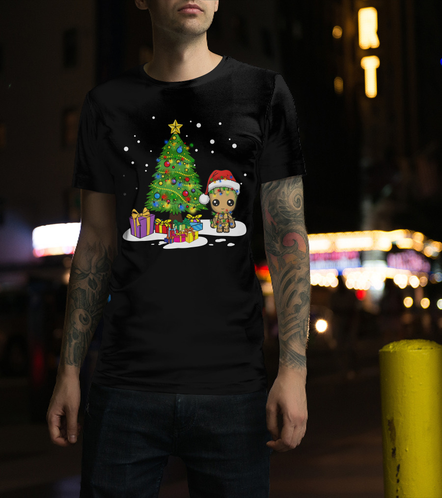 Christmas Tree Presents Fun Decoration T-Shirt
