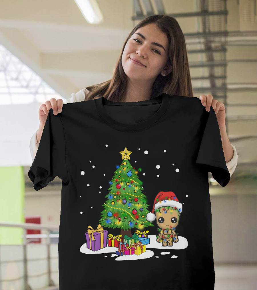 Christmas Tree Presents Fun Decoration T-Shirt