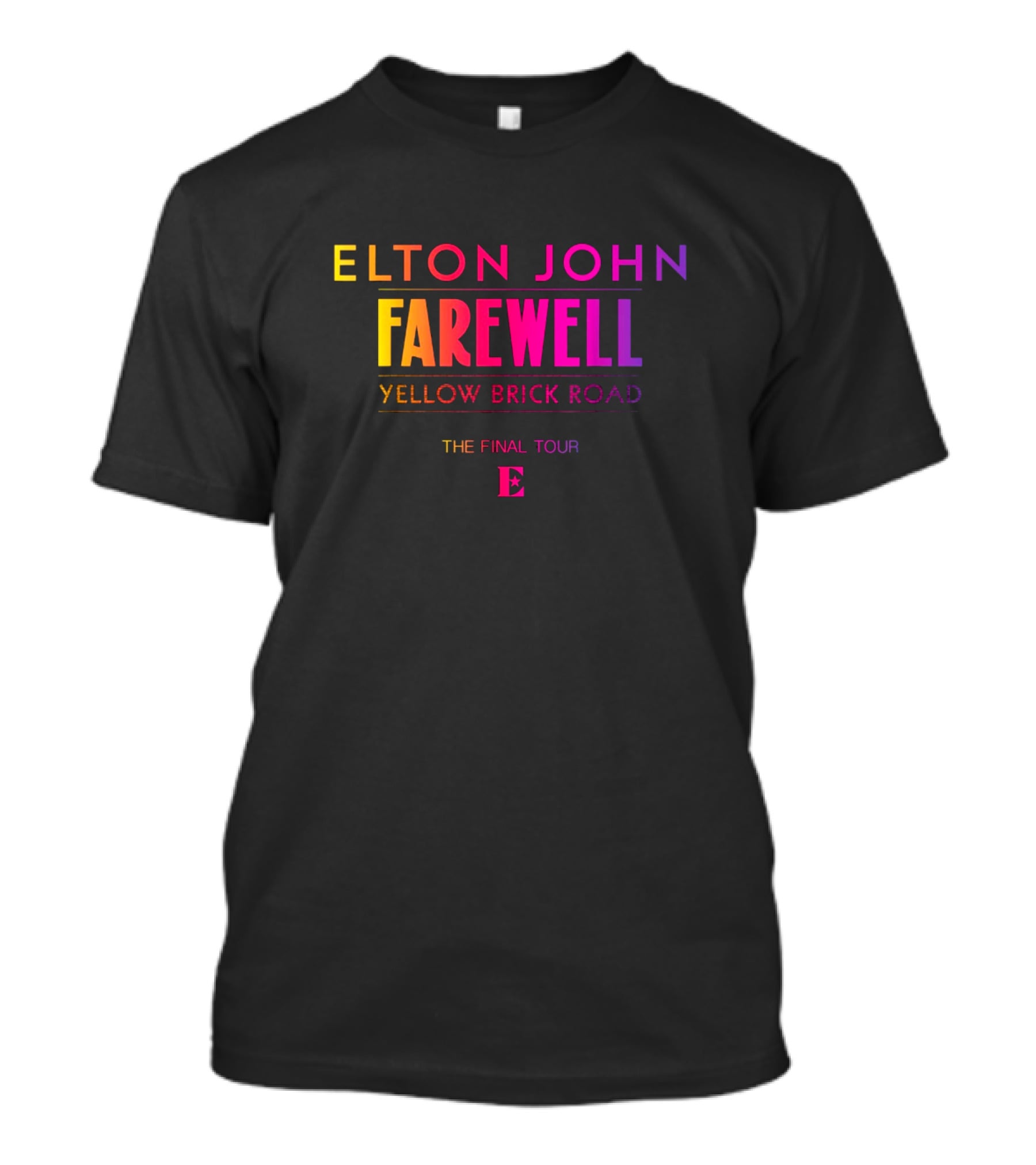 Elton John Farewell Yellow Brick Road Final Tour T-Shirt