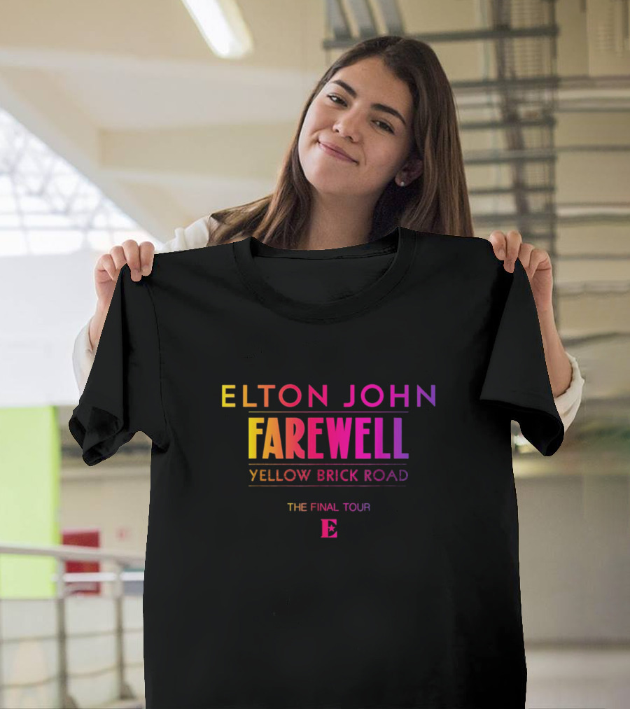 Elton John Farewell Yellow Brick Road Final Tour T-Shirt