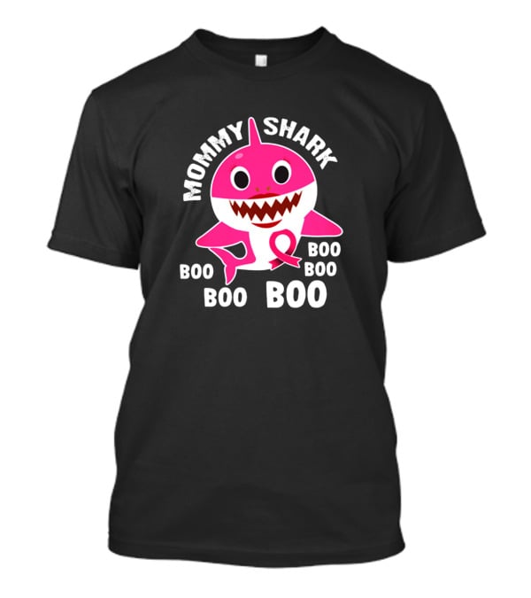 Mommy Shark Boo Boo Boo Pink Shark T-Shirt