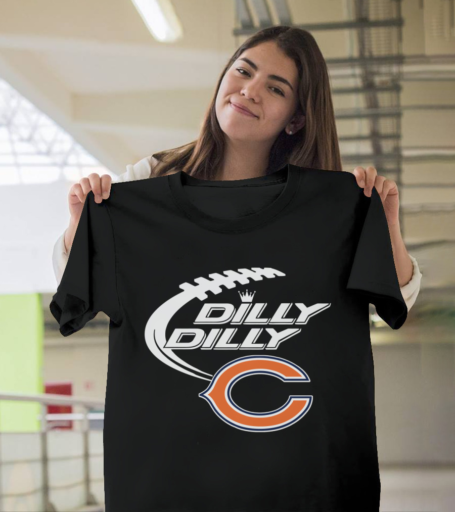Chicago Bears Dilly Dilly Bud Light Football Fans T-Shirt