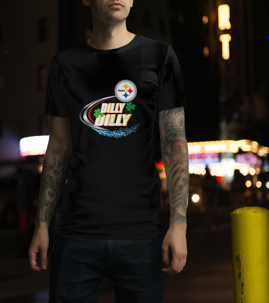 Dilly Dilly Pittsburgh Steelers Clover T-Shirt