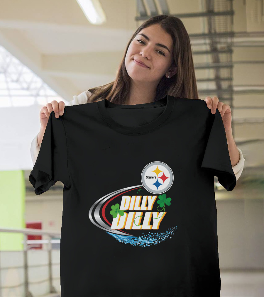 Dilly Dilly Pittsburgh Steelers Clover T-Shirt