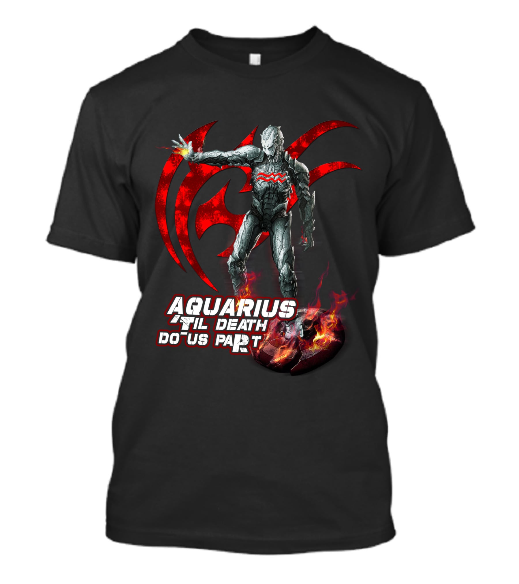 Aquarius Til Death Do Us Part Ultron Fire Symbol Marvel Fans T-Shirt