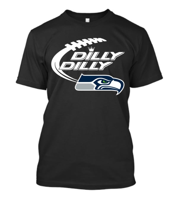 Dilly Dilly Seattle Seahawks Bud Light Football T-Shirt