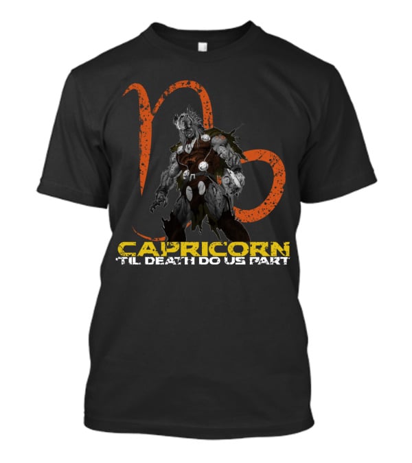 Marvel Zombie Thor Capricorn 'Til Death Do Us Part T-Shirt